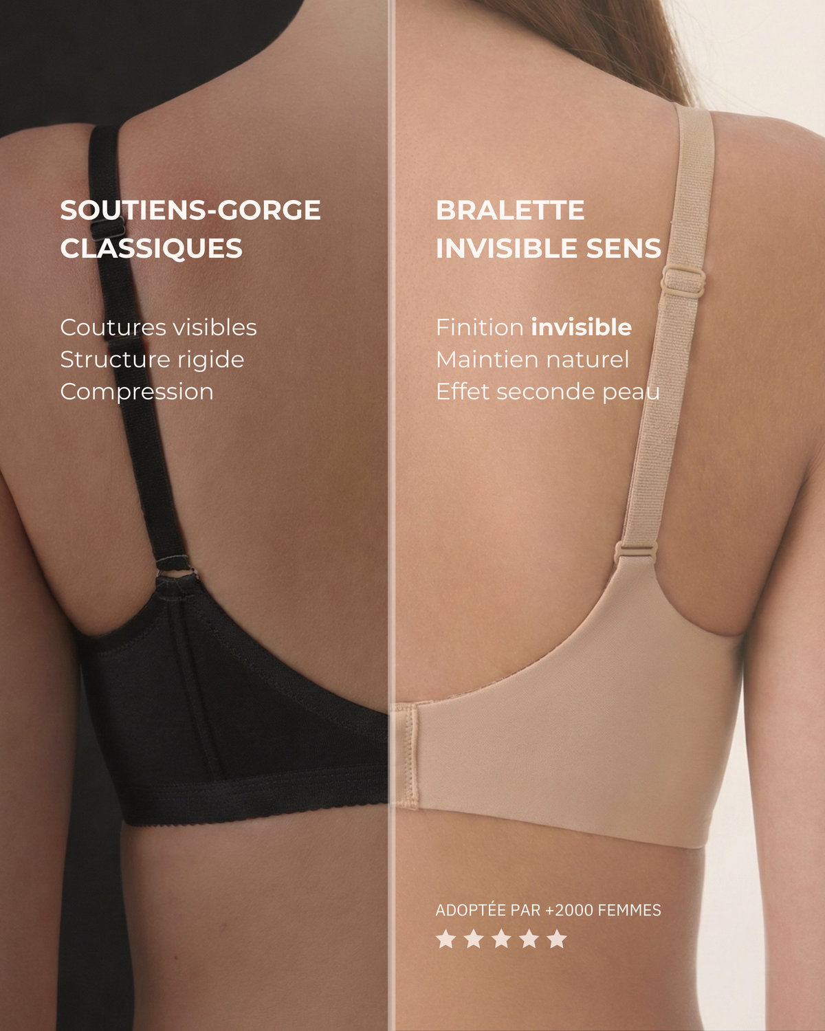 Bralette Invisible Seconde Peau